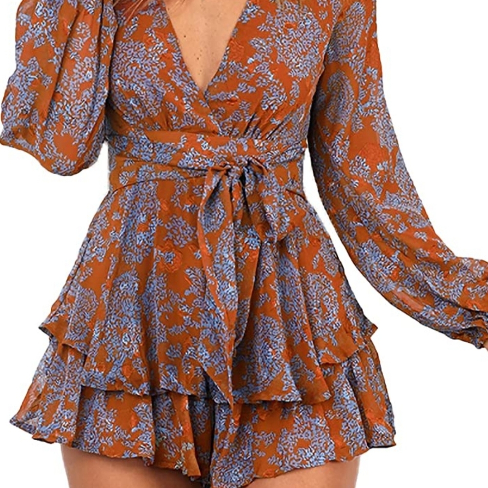 Long sleeve romper
